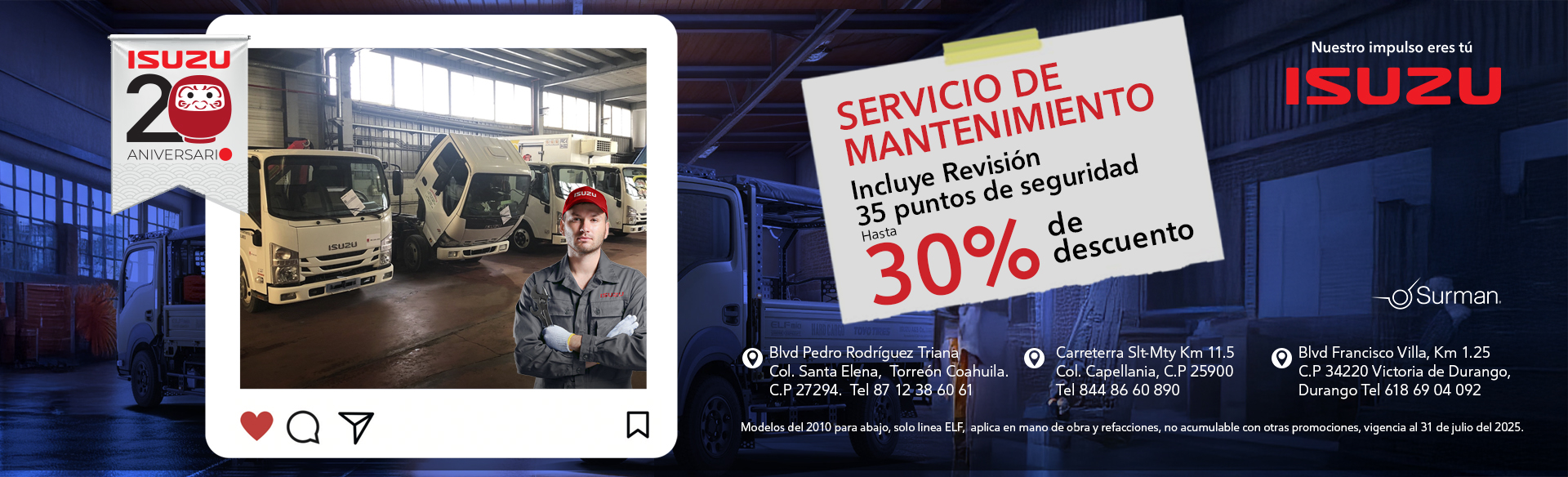 Banner linea ELF